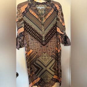 Antonio Melani Dress V-neck with adjustable sleeves Size 8